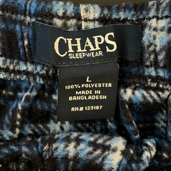 Chaps Blue and Black Sleepwear - Picture 2 of 2